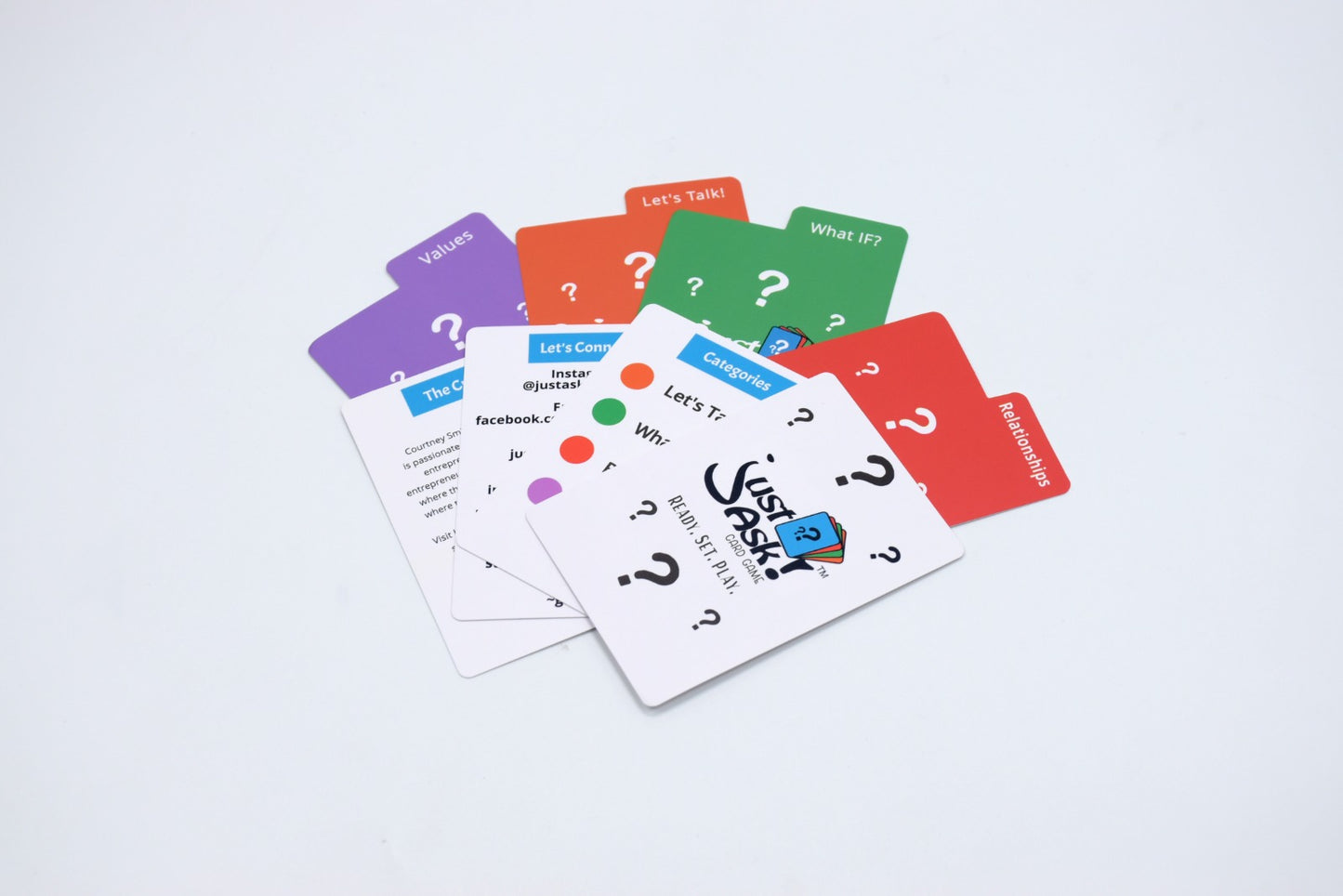 Ready, Set, Just Ask! Card Game (English)
