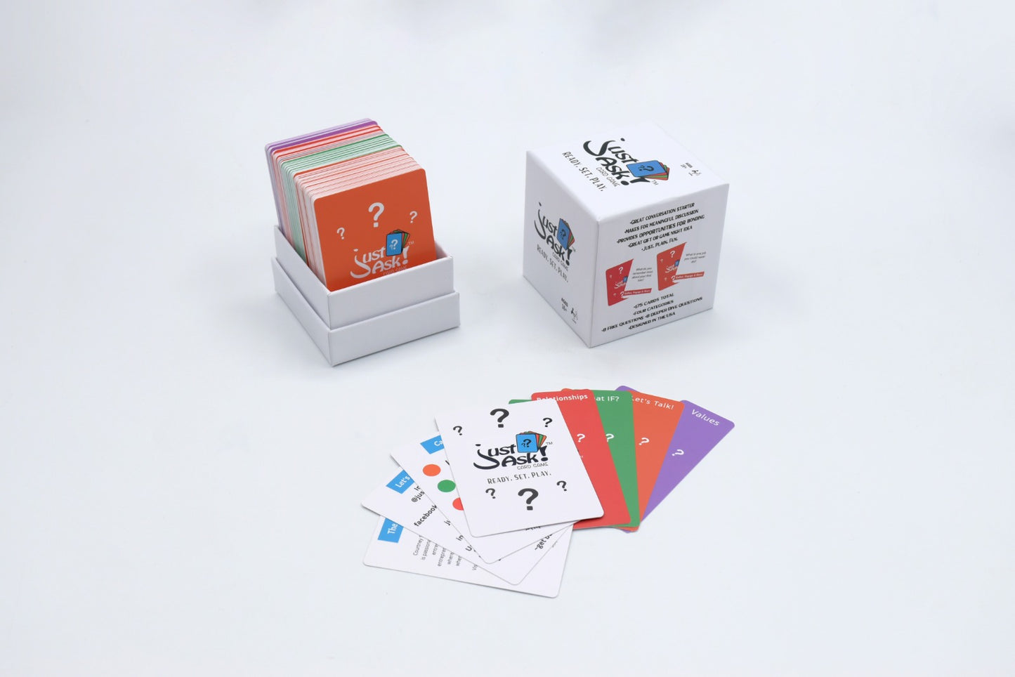 Ready, Set, Just Ask! Card Game (English)