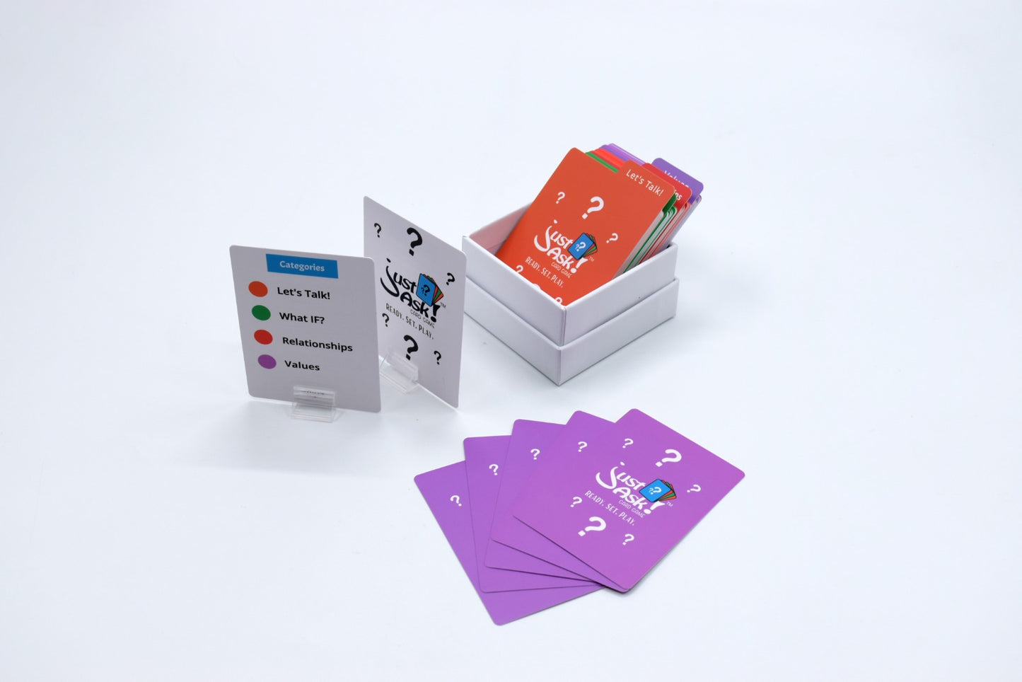Ready, Set, Just Ask! Card Game (English)